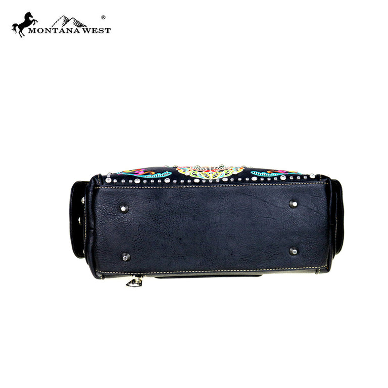 Montana West Sugar Skull Collection Concealed Handgun Satchel